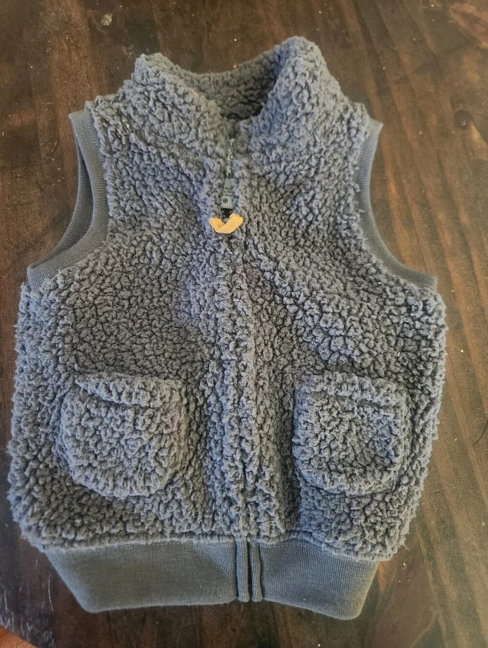 Baby Sherpa Vest - Gray - Cozy Layering Jacket